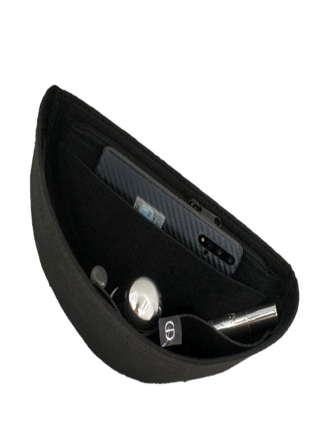 Lckaey Purse Organizer Insert for Waistpack Inner Sleeve BUMBAG Lining Bag Storage Bag2047black - Image 1